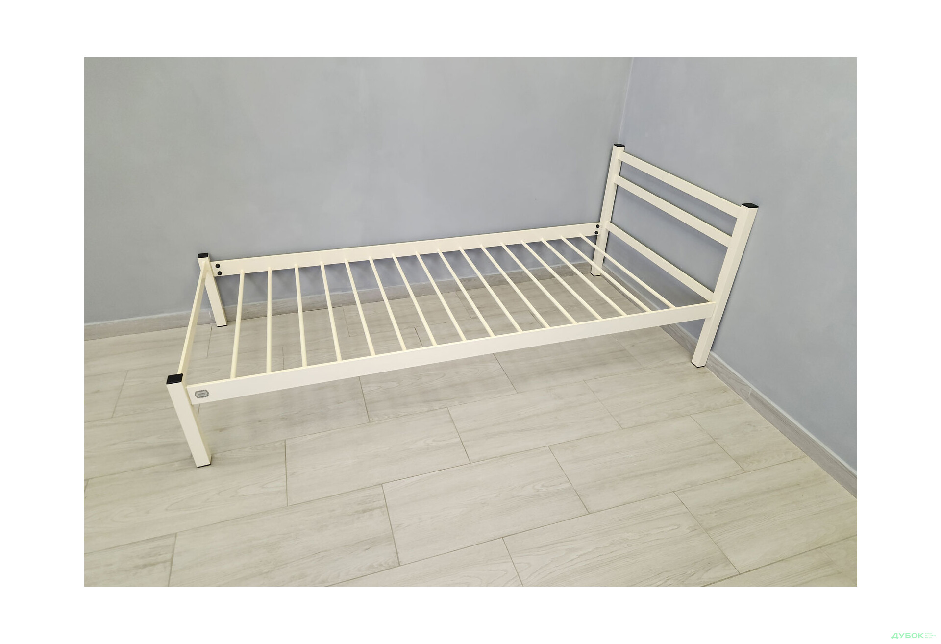 Ліжко Tenero Лідс Міні металеве із вкладом метал + ДВП 90х200 - Зображення 4 Зображення 4 - Ліжко Tenero Лідс Міні металеве із вкладом метал + ДВП 90х200