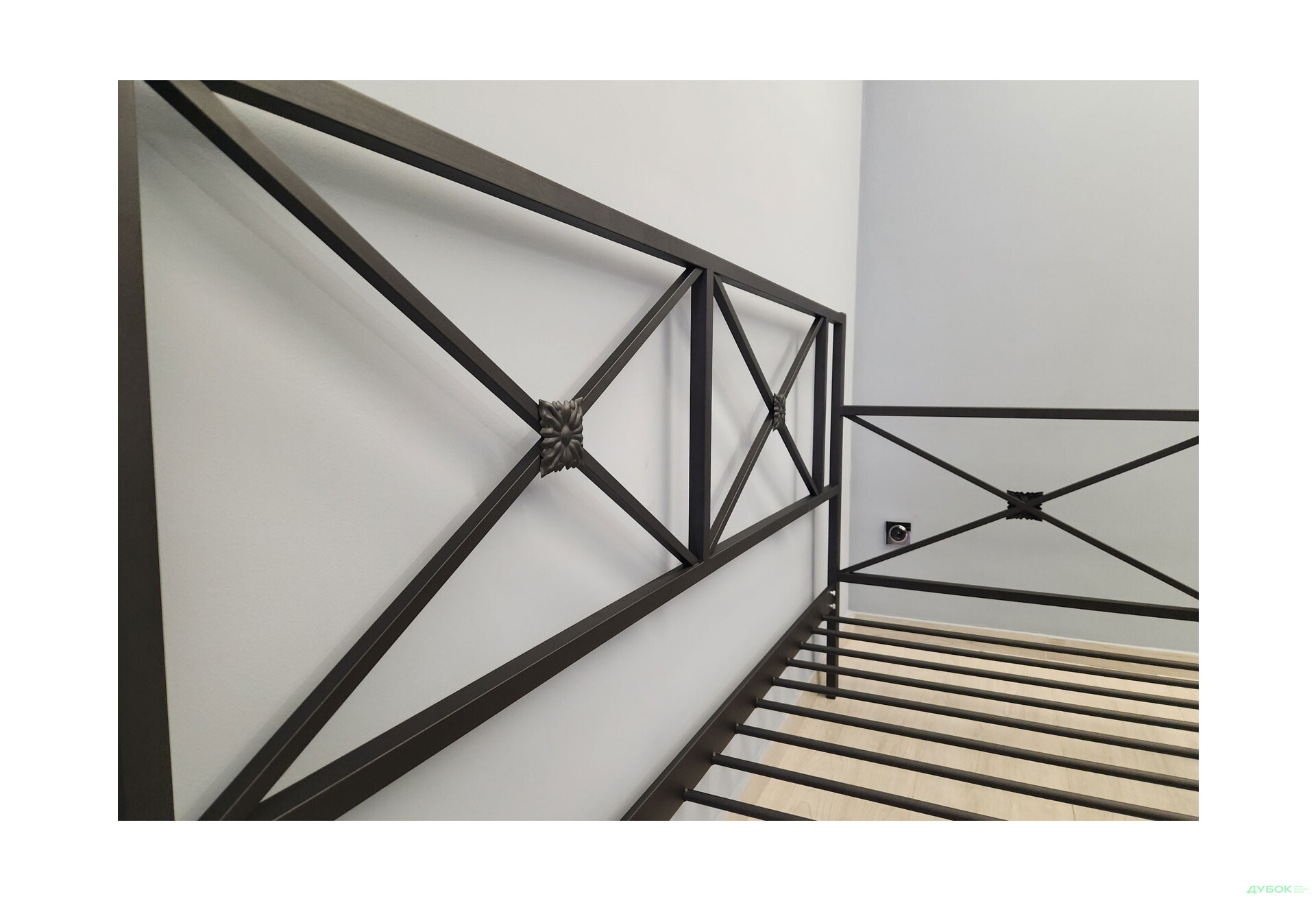 Кровать Tenero Тарс металлическая с вкладом металл + ДВП 90х200 - Изображение 4 Изображение 4 - Кровать Tenero Тарс металлическая с вкладом металл + ДВП 90х200