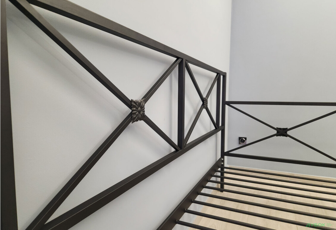 Кровать Tenero Тарс металлическая с вкладом металл + ДВП 90х200 - Изображение 4 Изображение 4 - Кровать Tenero Тарс металлическая с вкладом металл + ДВП 90х200