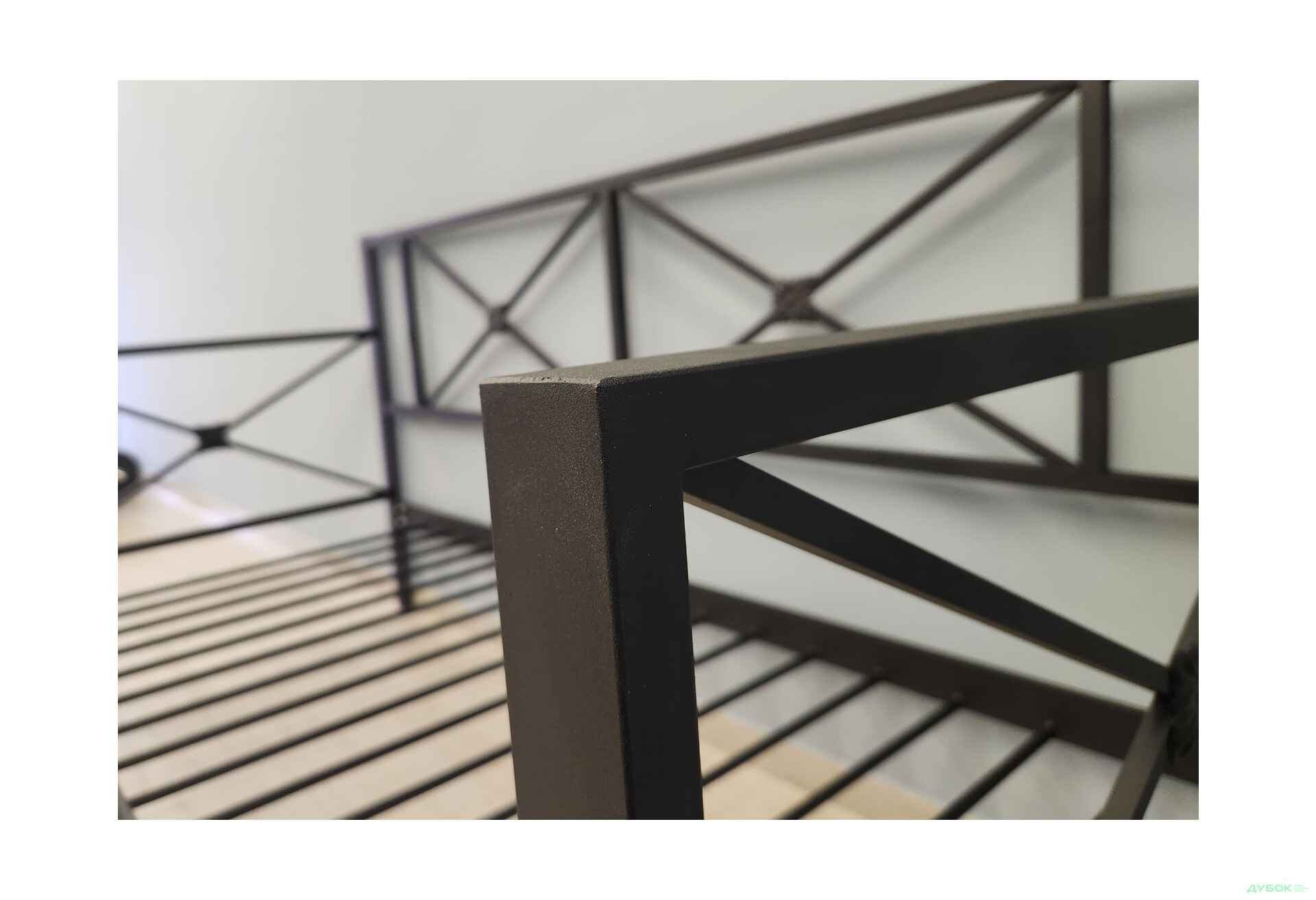 Кровать Tenero Тарс металлическая с вкладом металл + ДВП 90х200 - Изображение 5 Изображение 5 - Кровать Tenero Тарс металлическая с вкладом металл + ДВП 90х200