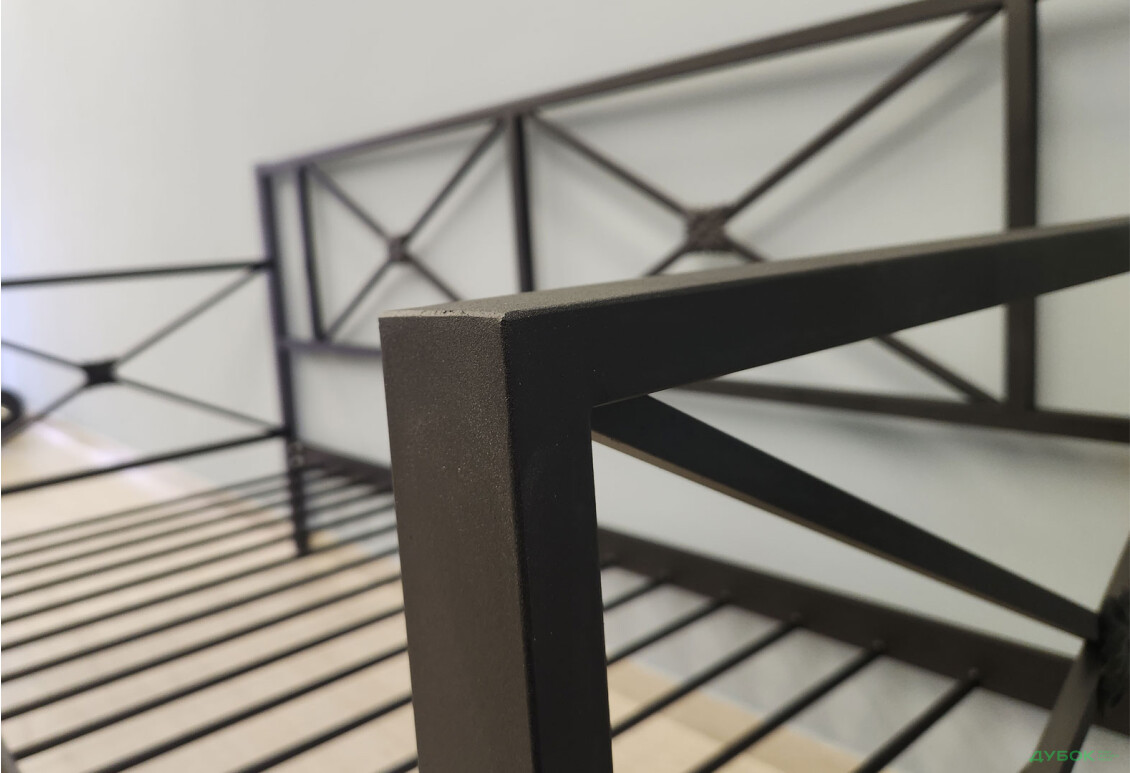 Кровать Tenero Тарс металлическая с вкладом металл + ДВП 90х200 - Изображение 5 Изображение 5 - Кровать Tenero Тарс металлическая с вкладом металл + ДВП 90х200