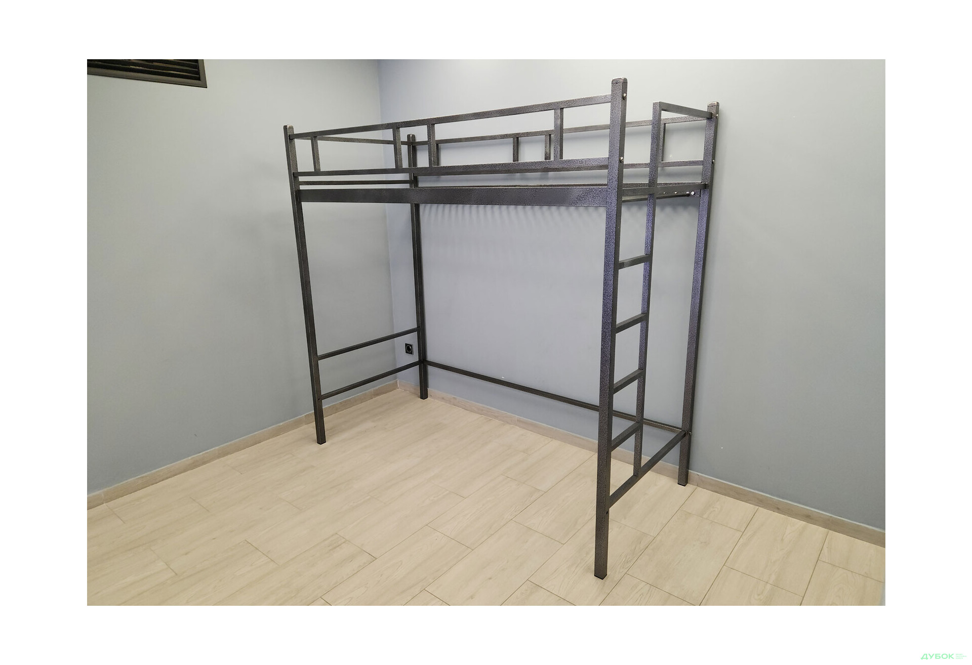 Изображение 3 - Кровать Tenero Фулхэм чердак металлическая с вкладом металл + ДВП 90х200