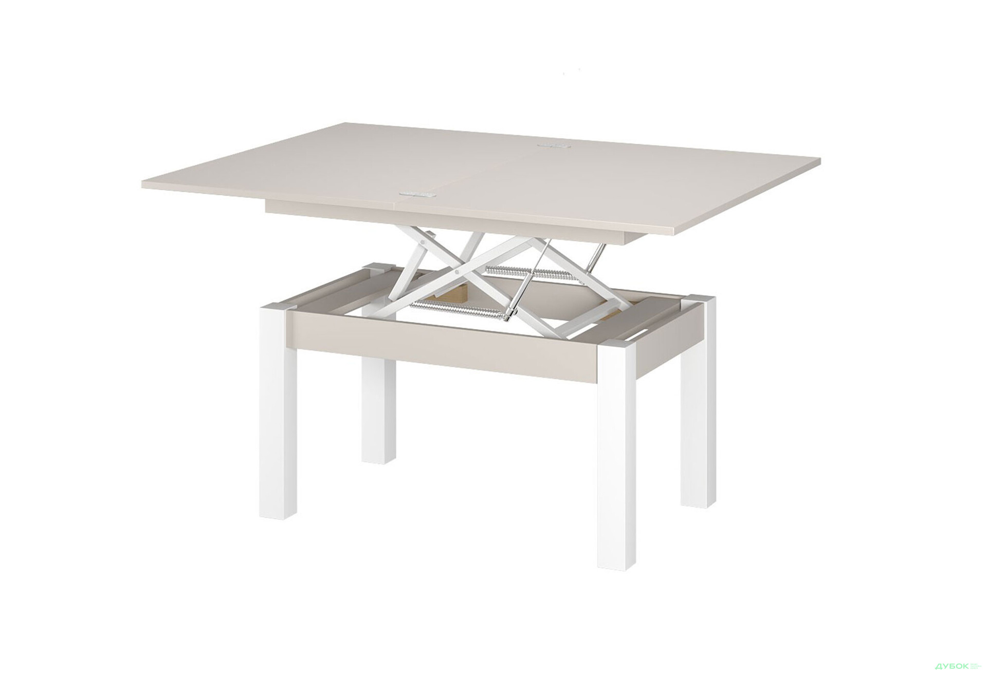 Изображение 6 - Стол-трансформер Art In Head Би-флай 120x90 см кашемир / белый