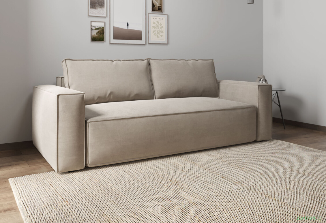 Диван Вика Рекам 229х95 см, тёмный беж (Delano 706) - Изображение 3 Изображение 3 - Диван Вика Рекам 229х95 см, тёмный беж (Delano 706)