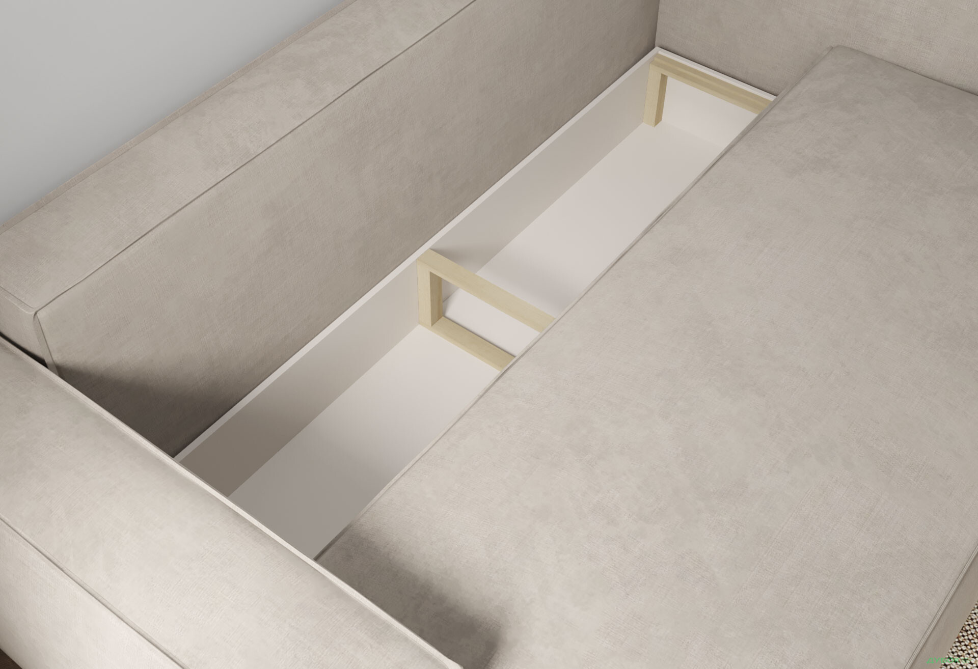 Диван Вика Рекам 229х95 см, тёмный беж (Delano 706) - Изображение 6 Изображение 6 - Диван Вика Рекам 229х95 см, тёмный беж (Delano 706)