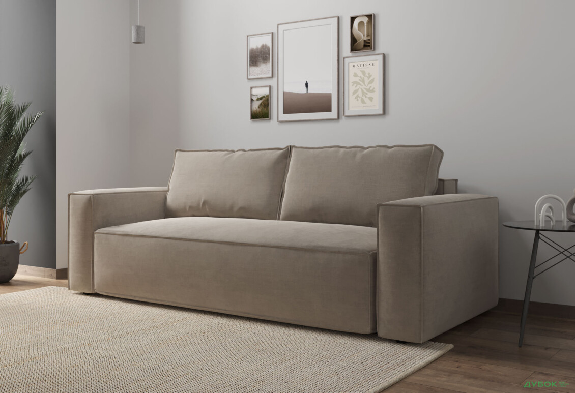 Диван Вика Рекам 229х95 см, тёмный беж (Delano 706) - Изображение 2 Изображение 2 - Диван Вика Рекам 229х95 см, тёмный беж (Delano 706)