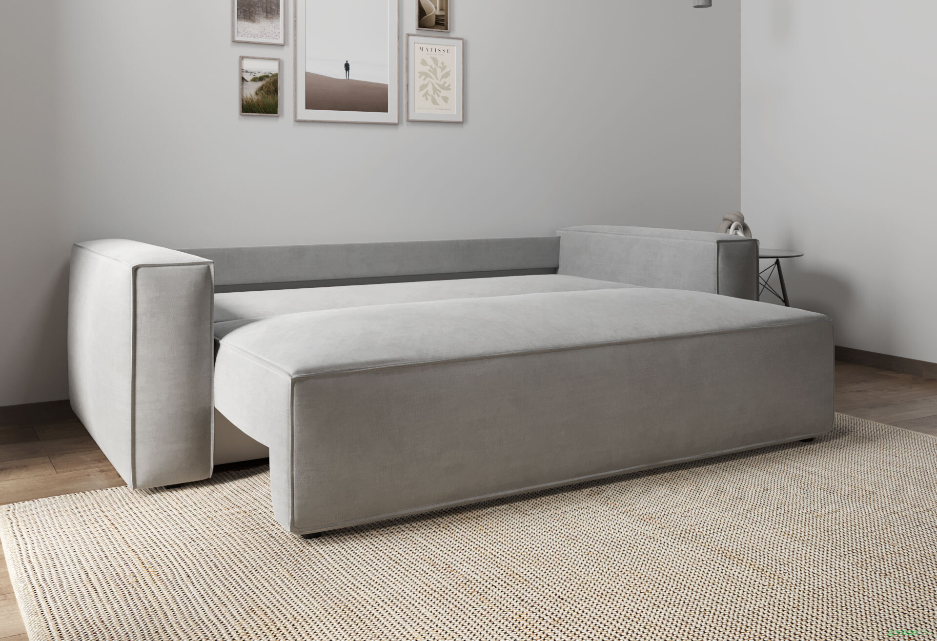 Диван Вика Рекам 229х95 см, серый (Delano 705) - Изображение 5 Изображение 5 - Диван Вика Рекам 229х95 см, серый (Delano 705)