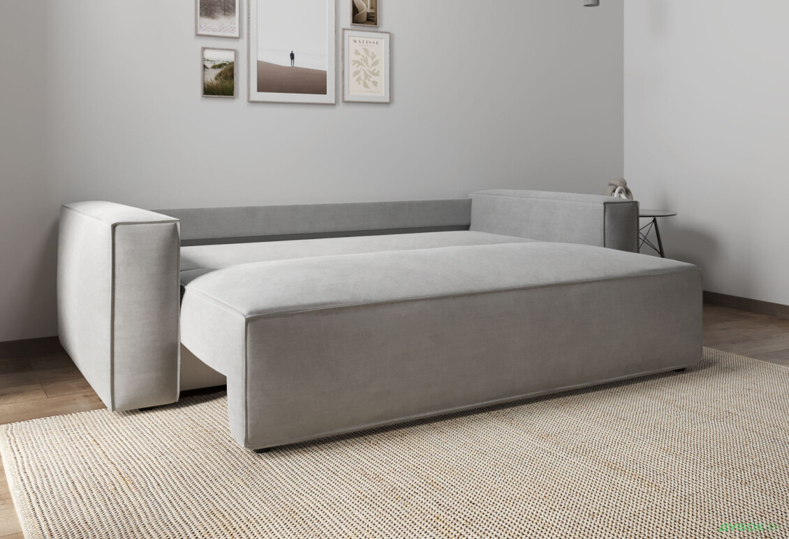 Диван Вика Рекам 229х95 см, серый (Delano 705) - Изображение 5 Изображение 5 - Диван Вика Рекам 229х95 см, серый (Delano 705)