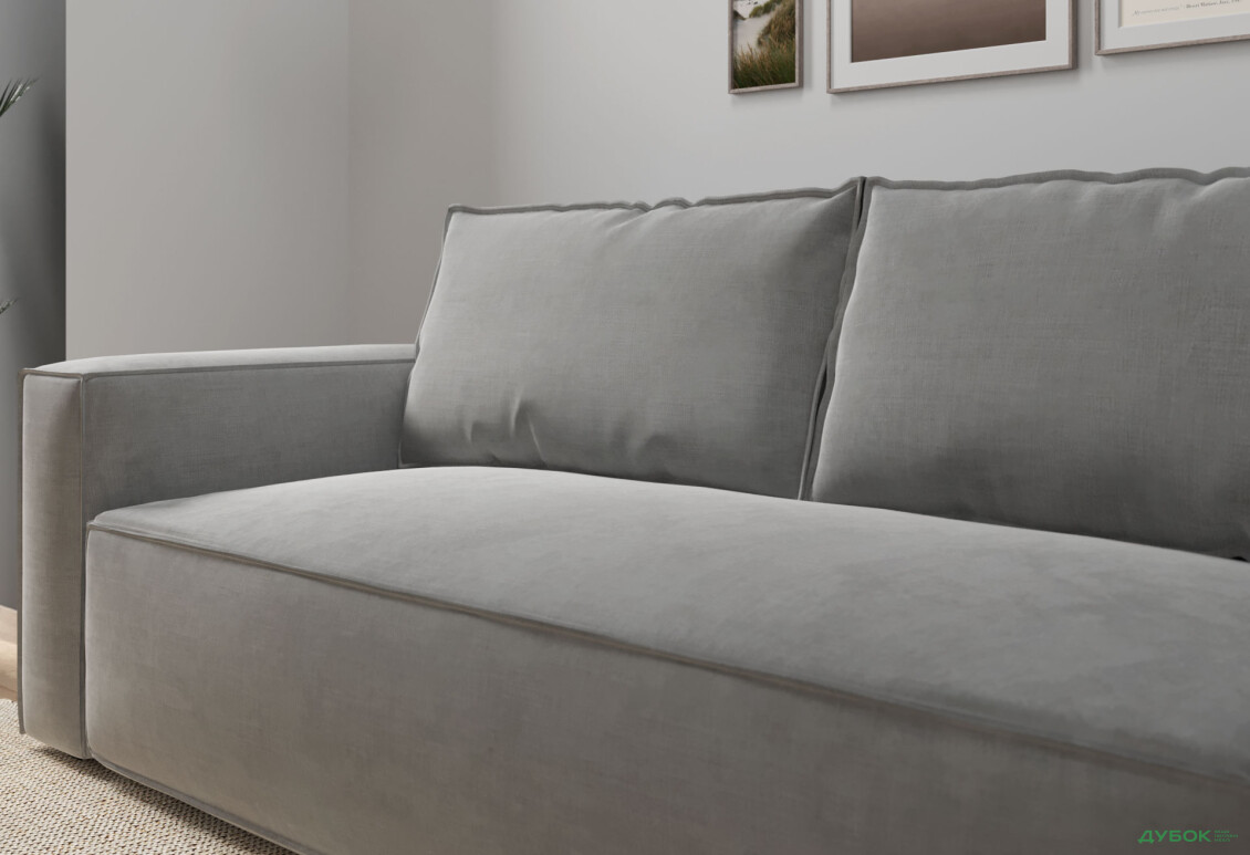 Диван Вика Рекам 229х95 см, серый (Delano 705) - Изображение 4 Изображение 4 - Диван Вика Рекам 229х95 см, серый (Delano 705)