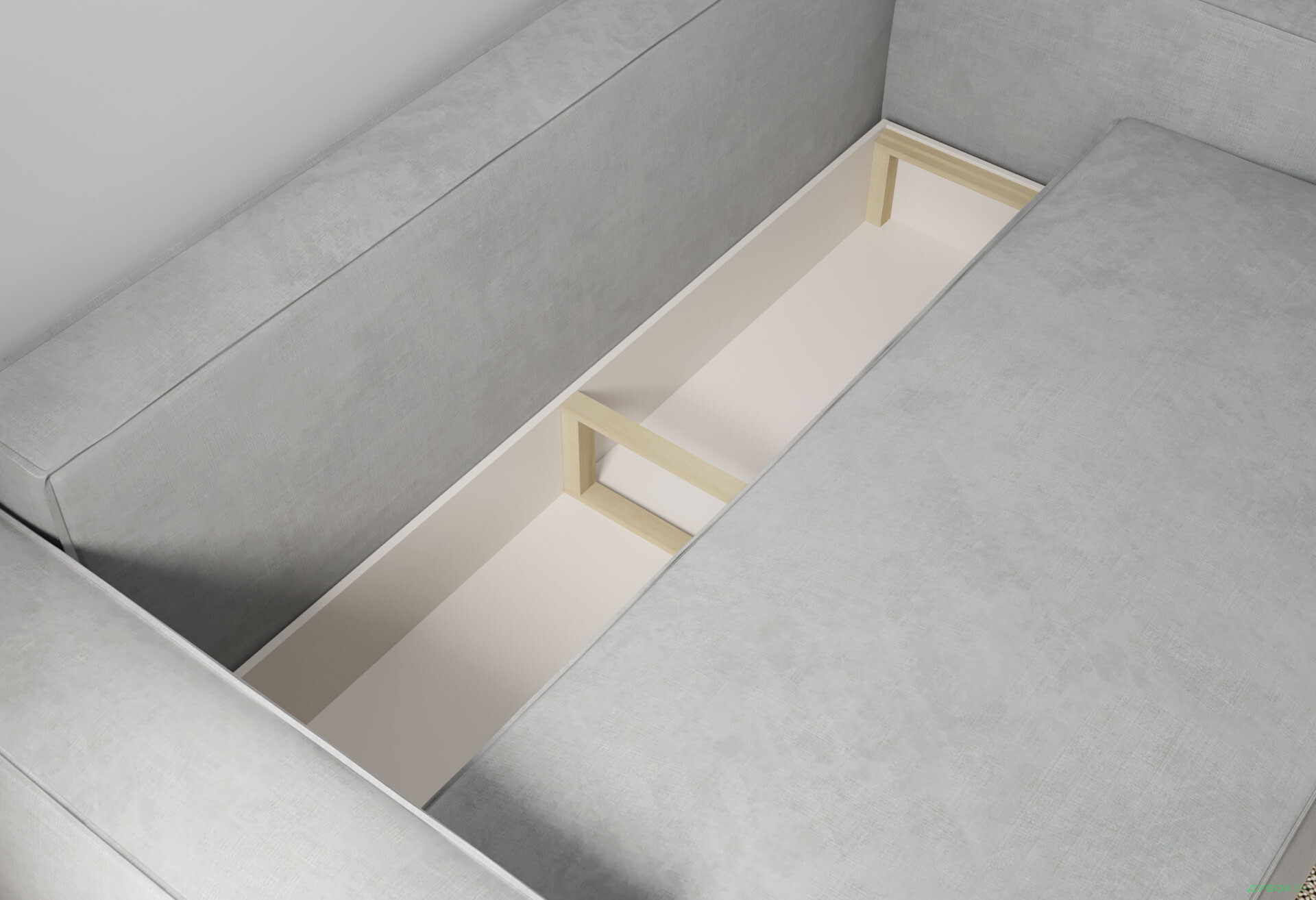 Диван Вика Рекам 229х95 см, серый (Delano 705) - Изображение 6 Изображение 6 - Диван Вика Рекам 229х95 см, серый (Delano 705)