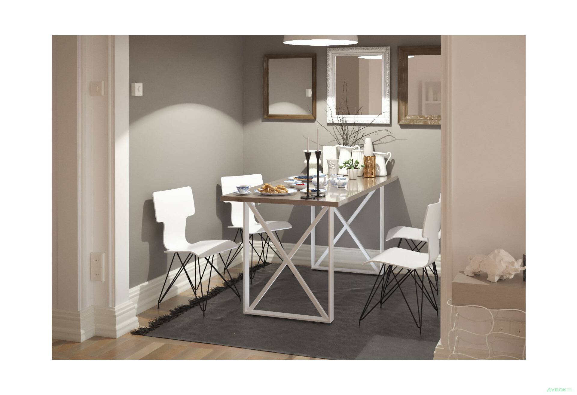 Стол обеденный Tenero Эна 120х75 см - Изображение 2 Изображение 2 - Стол обеденный Tenero Эна 120х75 см