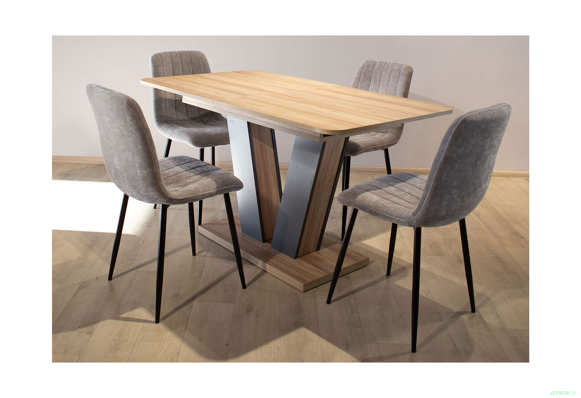 Изображение 3 - Комплект стол Торино раскладной + 4 стула Джет бежевые