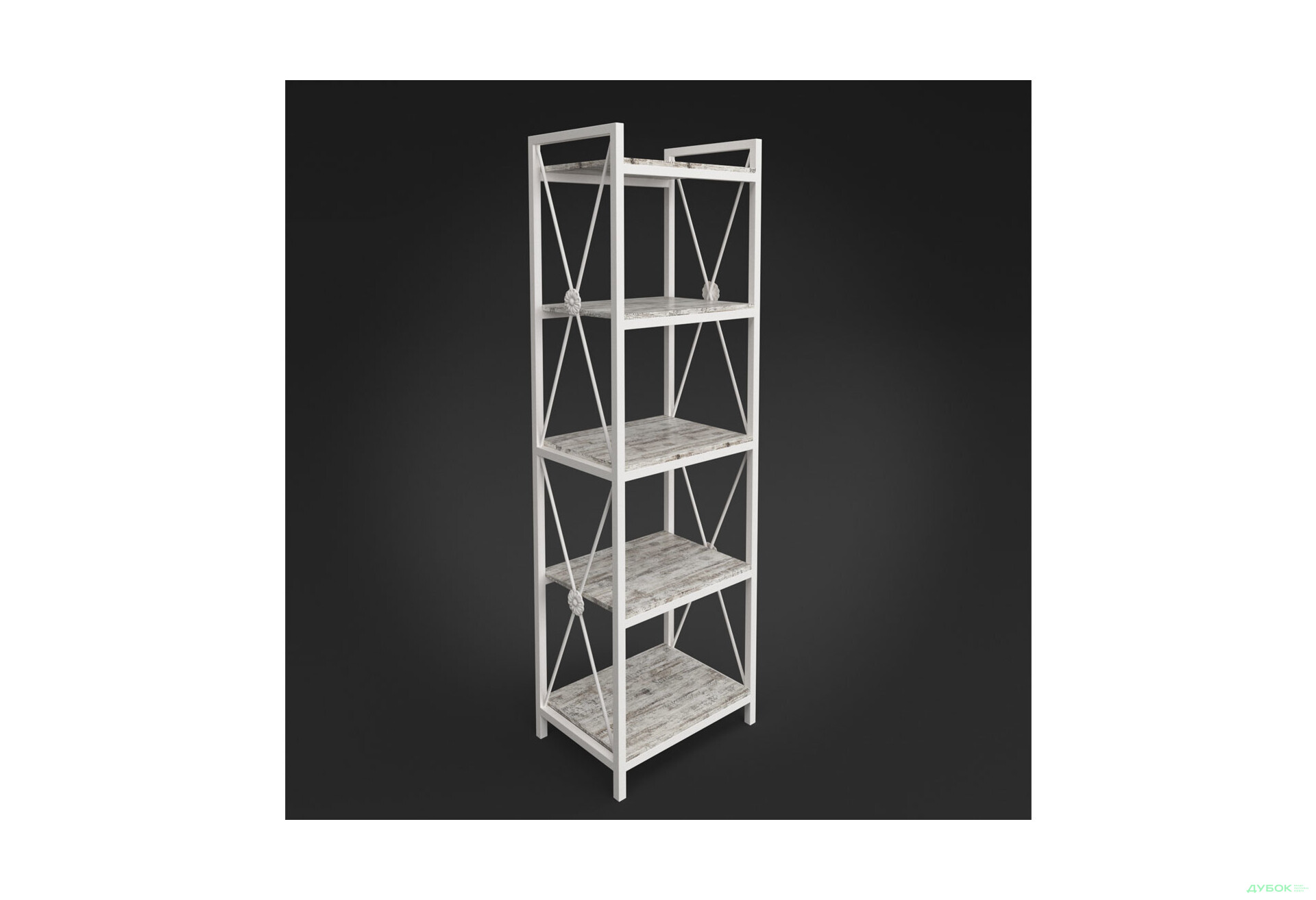 Изображение 3 - Стеллаж Tenero Тироль пятиполочный 55 см