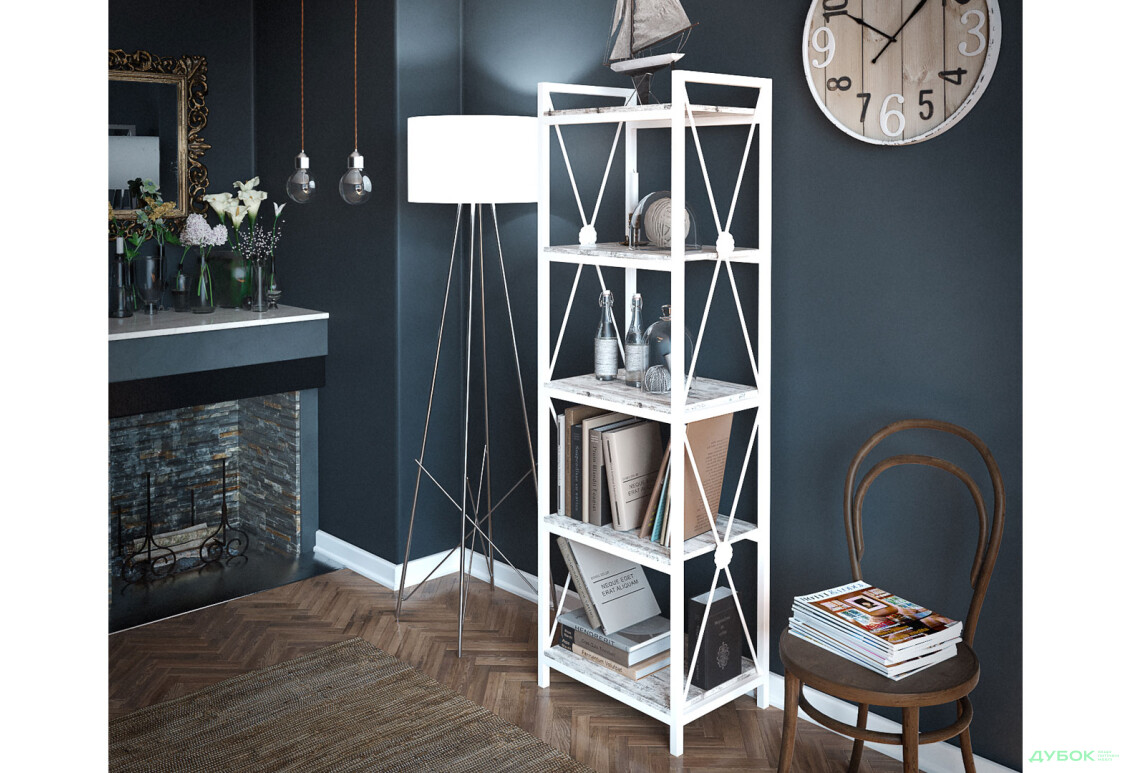 Изображение 2 - Стеллаж Tenero Тироль пятиполочный 55 см