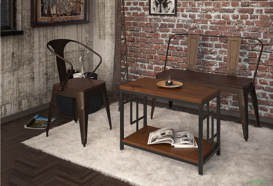 Стол журнальный Tenero Брайтон 75х40 см - Изображение 2 Изображение 2 - Стол журнальный Tenero Брайтон 75х40 см