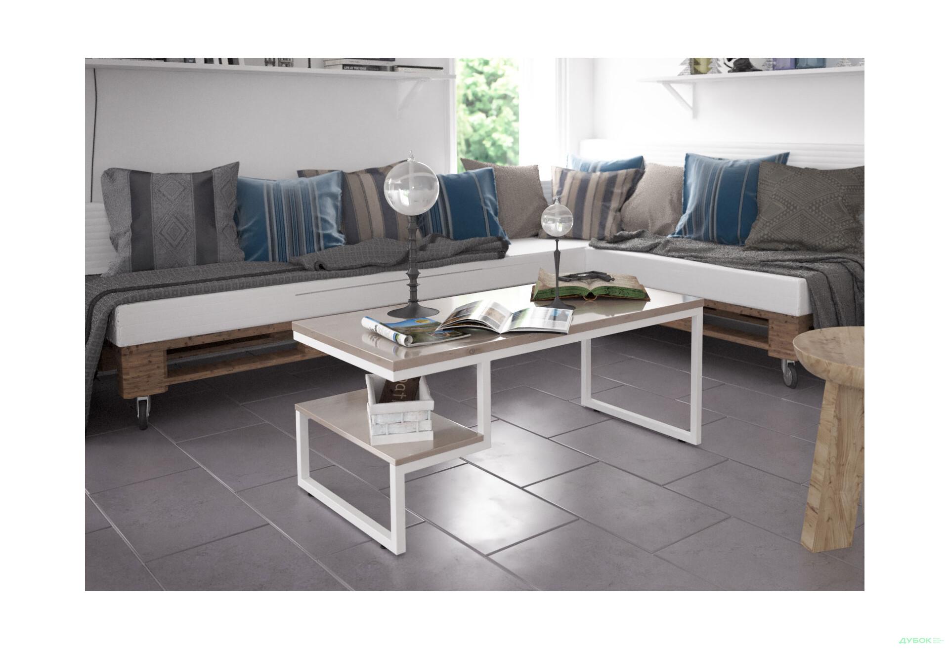 Изображение 2 - Стол журнальный Tenero Флекс с полкой 109х55 см