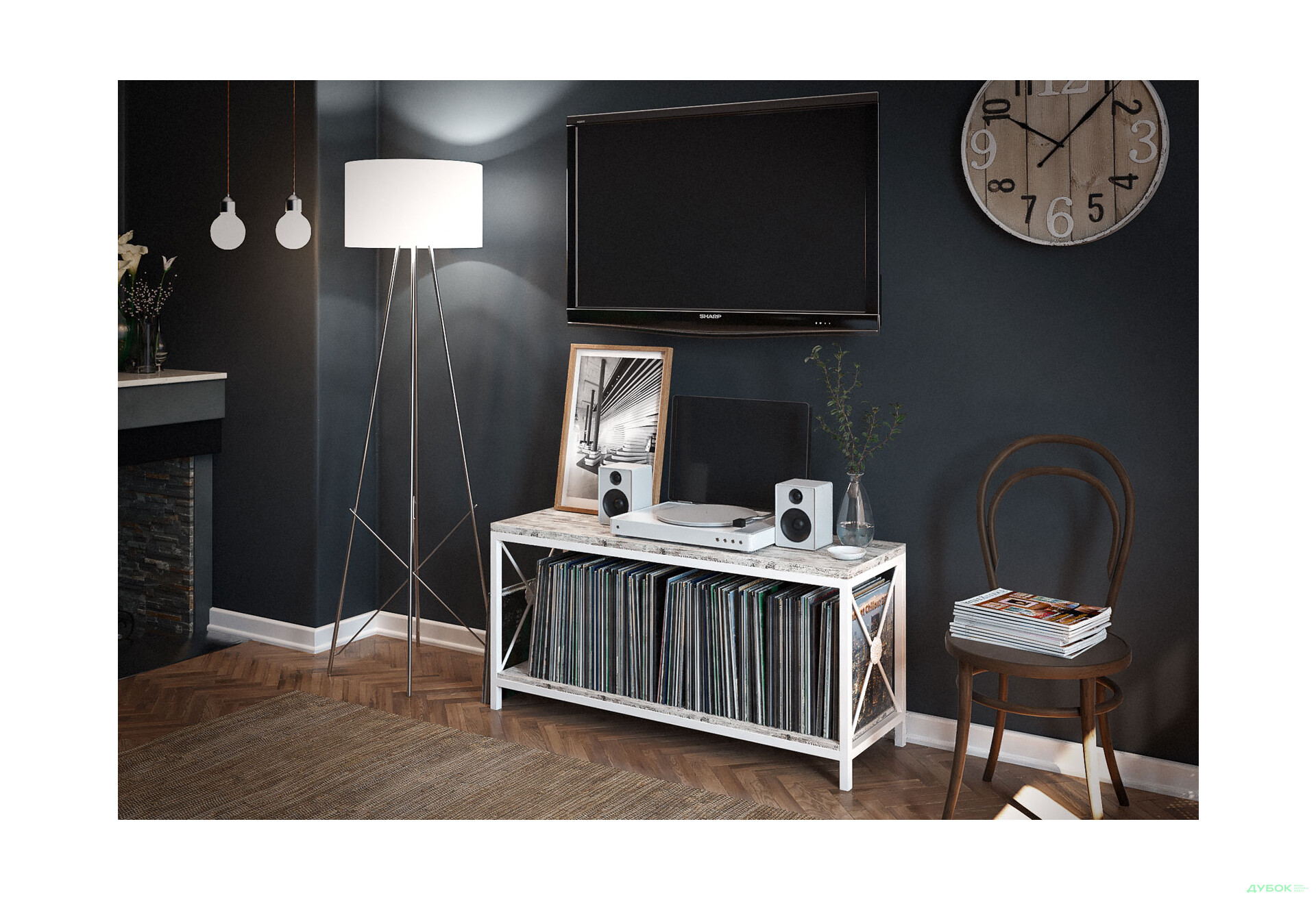 Тумба під ТВ Tenero Тіроль 120 см - Зображення 2 Зображення 2 - Тумба під ТВ Tenero Тіроль 120 см