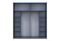 Шафа-купе Doros G-Caiser / Джі-Кейзер 2-дверна 220 см, графіт вставка дуб евок - Зображення 4 Зображення 4 - Шафа-купе Doros G-Caiser / Джі-Кейзер 2-дверна 220 см, графіт вставка дуб евок
