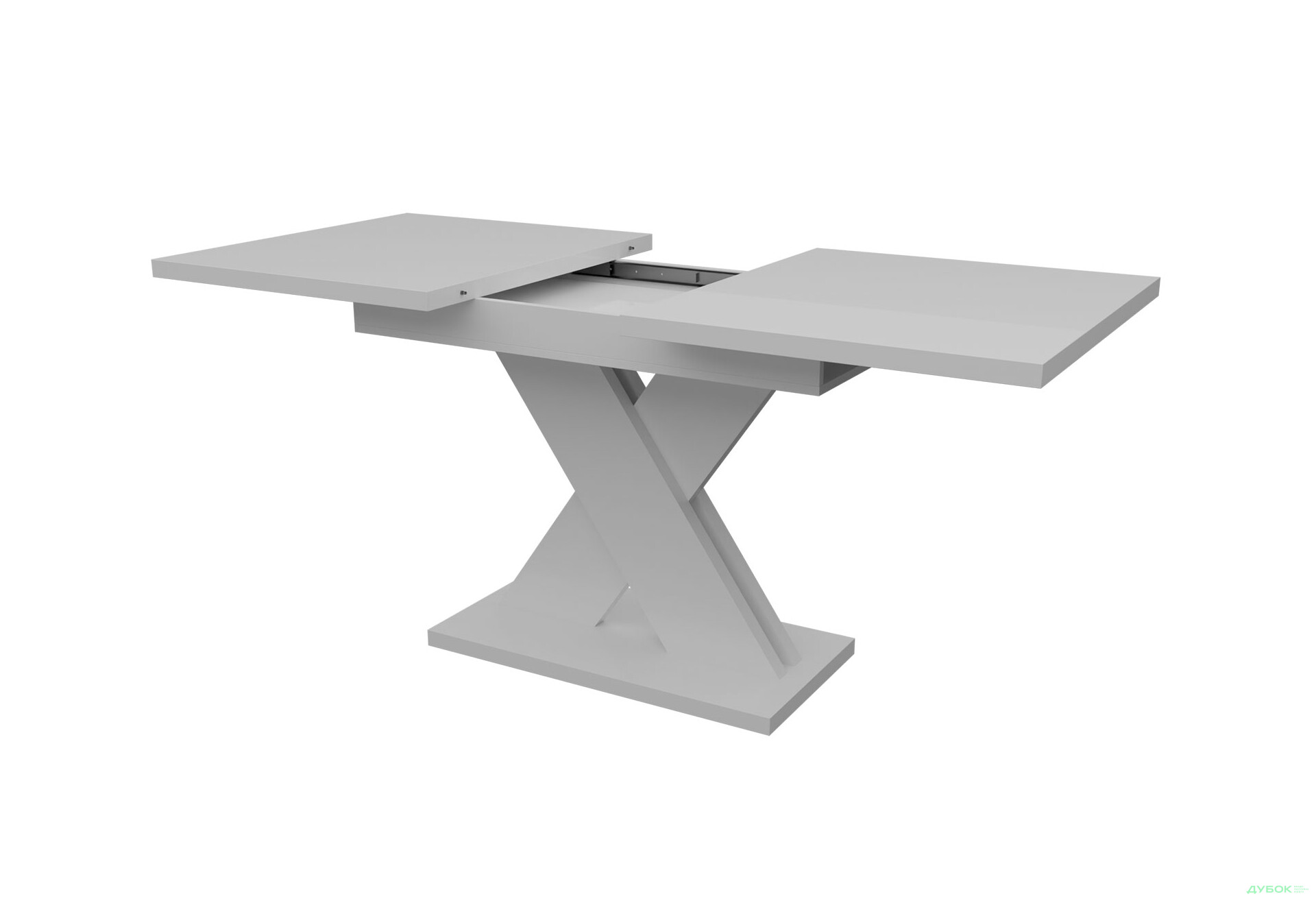 Стіл Неман Ламар розсувний 140/180х80, білий глянець - Зображення 4 Зображення 4 - Стіл Неман Ламар розсувний 140/180х80, білий глянець