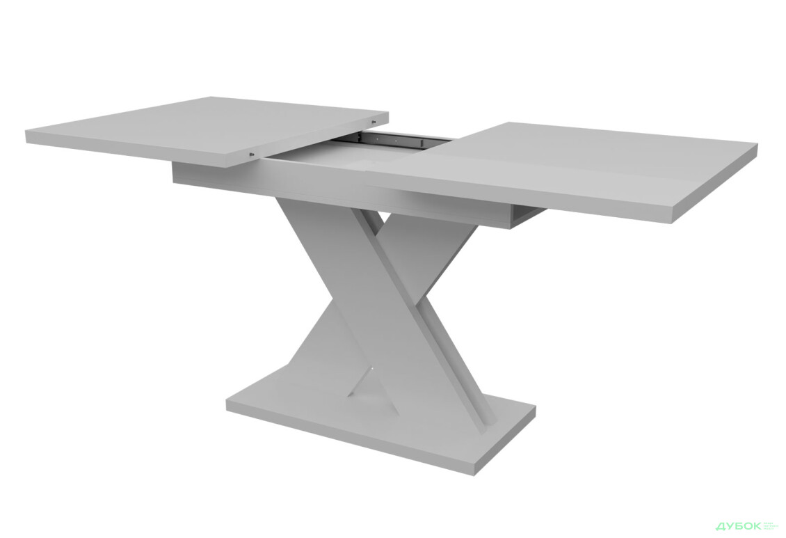 Стіл Неман Ламар розсувний 140/180х80, білий глянець - Зображення 4 Зображення 4 - Стіл Неман Ламар розсувний 140/180х80, білий глянець