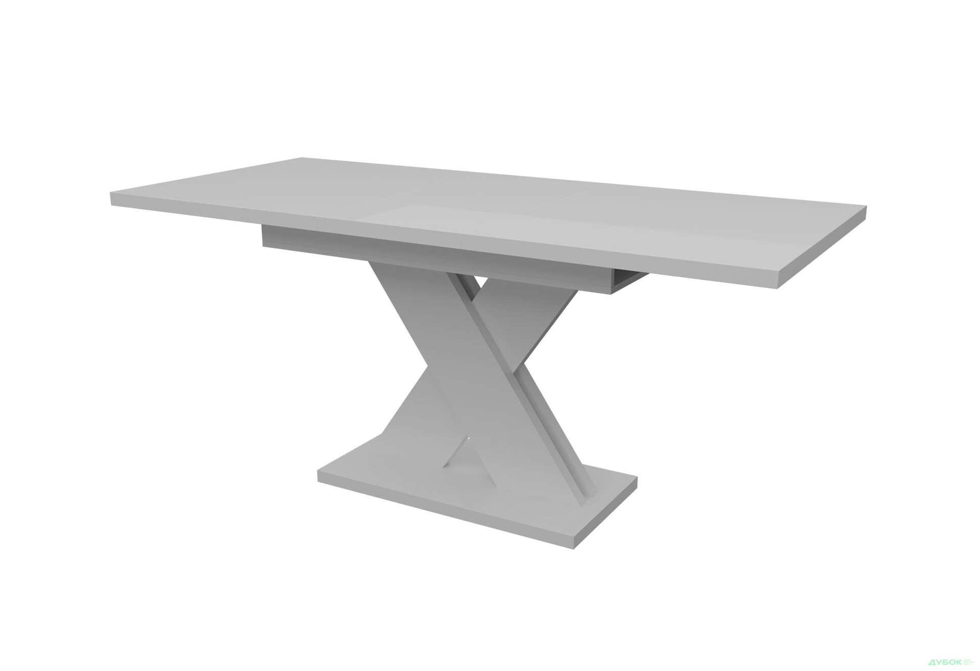 Стіл Неман Ламар розсувний 140/180х80, білий глянець - Зображення 5 Зображення 5 - Стіл Неман Ламар розсувний 140/180х80, білий глянець