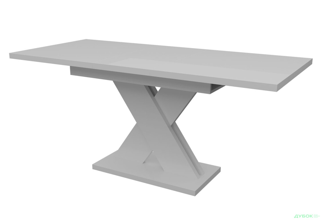 Стіл Неман Ламар розсувний 140/180х80, білий глянець - Зображення 5 Зображення 5 - Стіл Неман Ламар розсувний 140/180х80, білий глянець