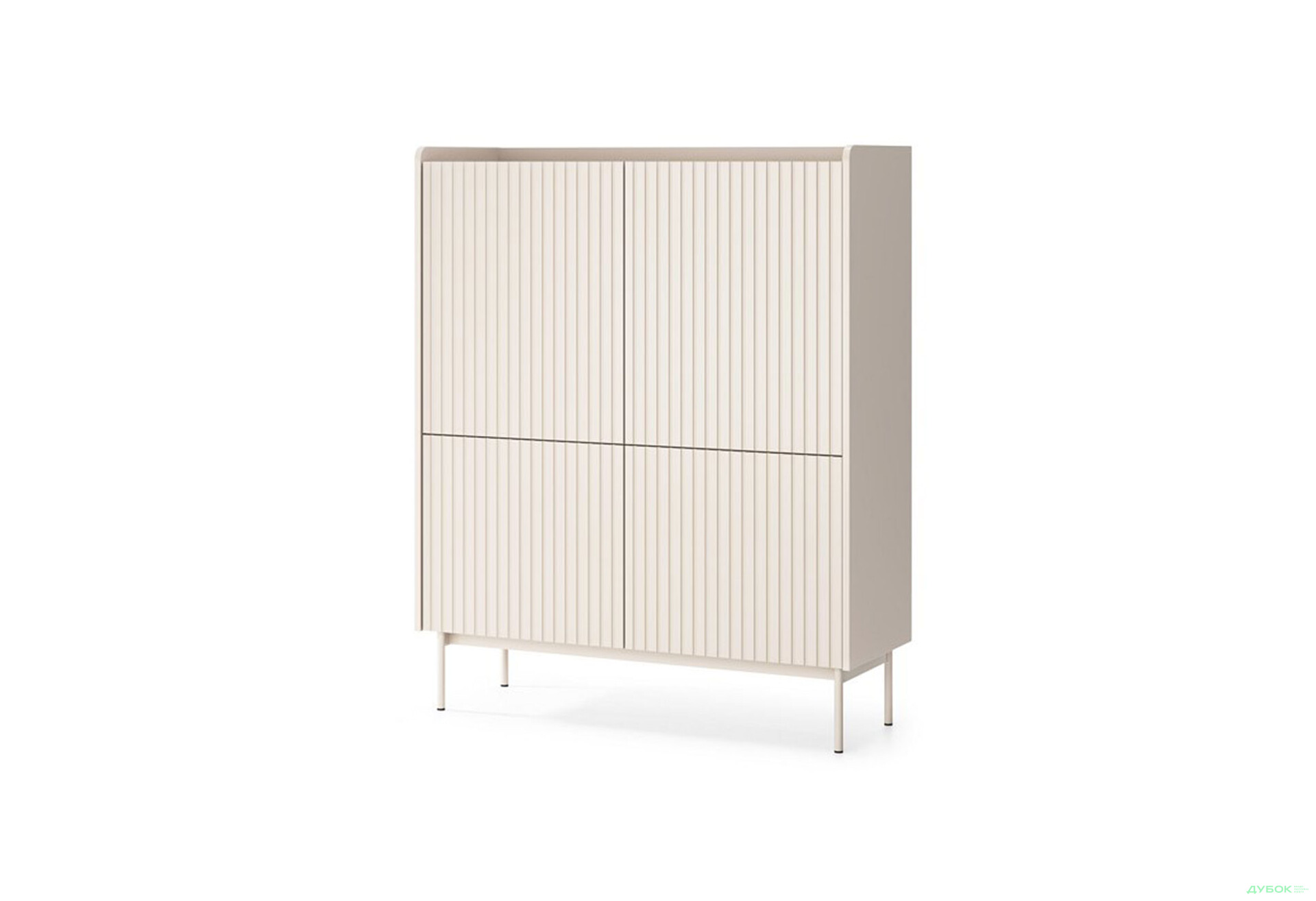 Комод Perfect Home Левел / Level 4-дверний 103 см, бежевий / дуб сканді - Зображення 1 Зображення 1 - Комод Perfect Home Левел / Level 4-дверний 103 см, бежевий / дуб сканді