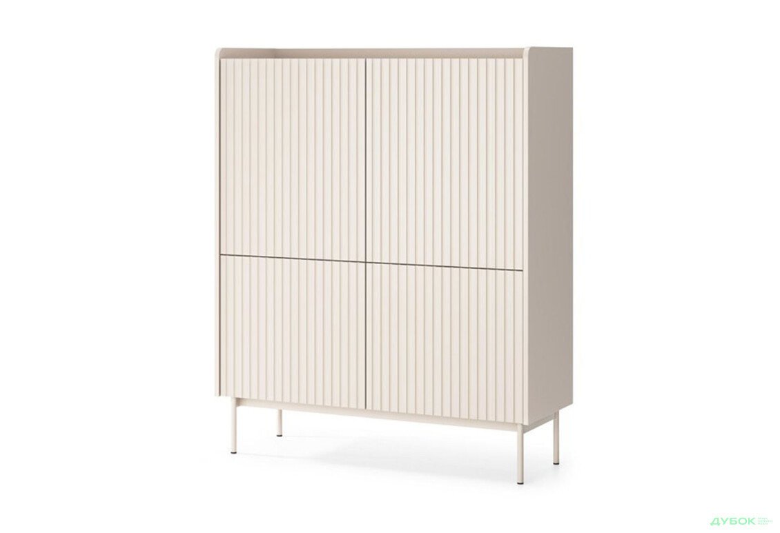 Комод Perfect Home Левел / Level 4-дверний 103 см, бежевий / дуб сканді - Зображення 1 Зображення 1 - Комод Perfect Home Левел / Level 4-дверний 103 см, бежевий / дуб сканді
