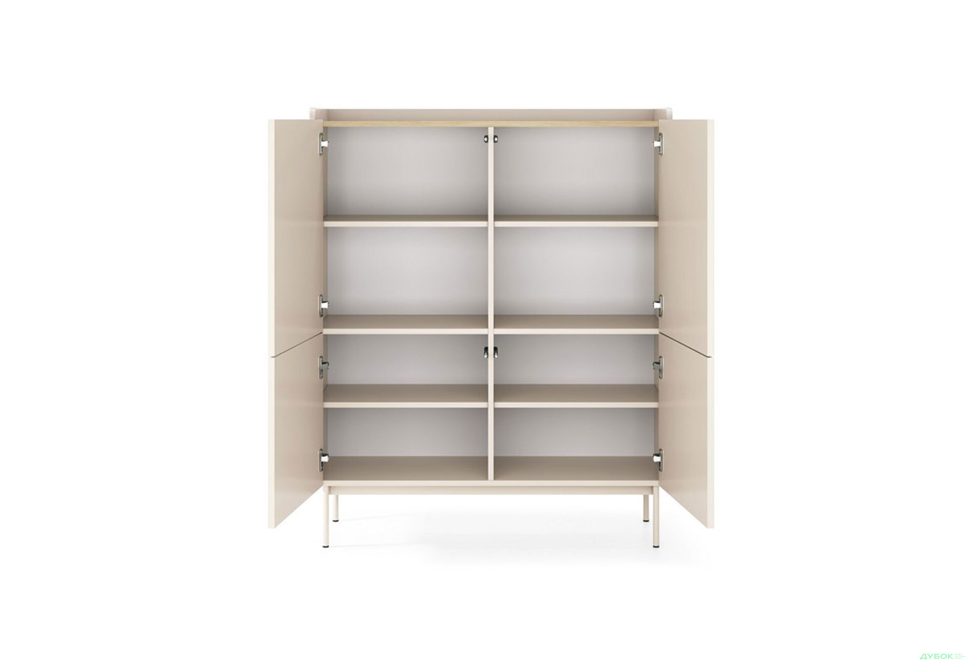 Комод Perfect Home Левел / Level 4-дверний 103 см, бежевий / дуб сканді - Зображення 4 Зображення 4 - Комод Perfect Home Левел / Level 4-дверний 103 см, бежевий / дуб сканді