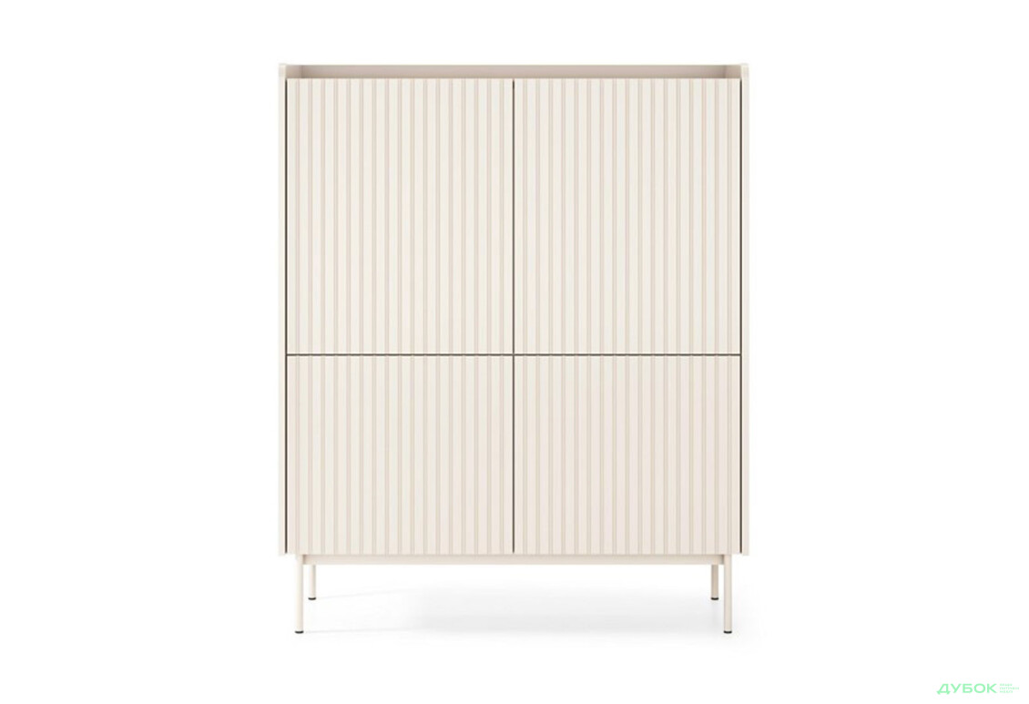 Комод Perfect Home Левел / Level 4-дверний 103 см, бежевий / дуб сканді - Зображення 3 Зображення 3 - Комод Perfect Home Левел / Level 4-дверний 103 см, бежевий / дуб сканді