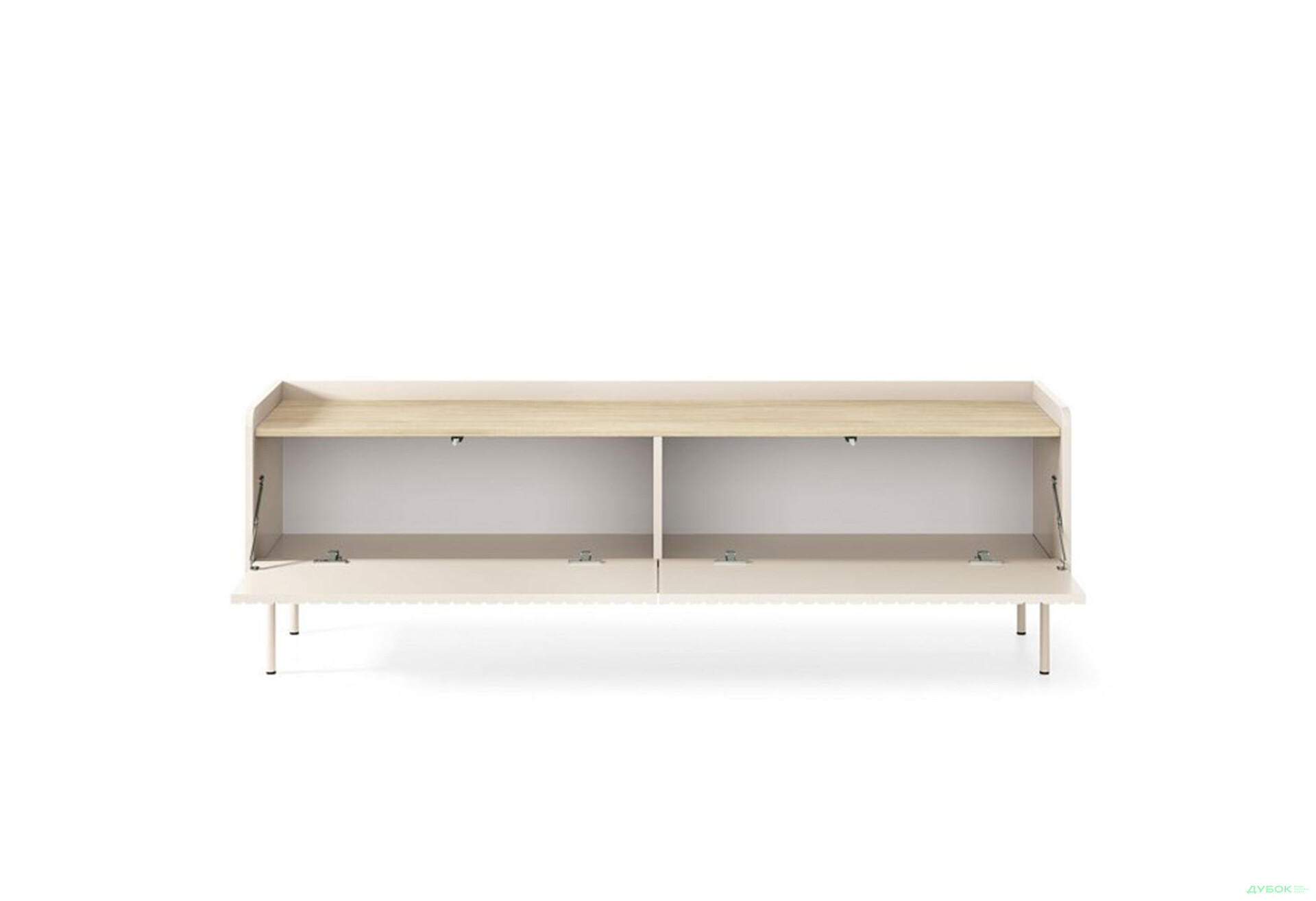Изображение 4 - Тумба под ТВ Perfect Home Левел / Level с 2 дверками 153 см, бежевый / дуб сканди