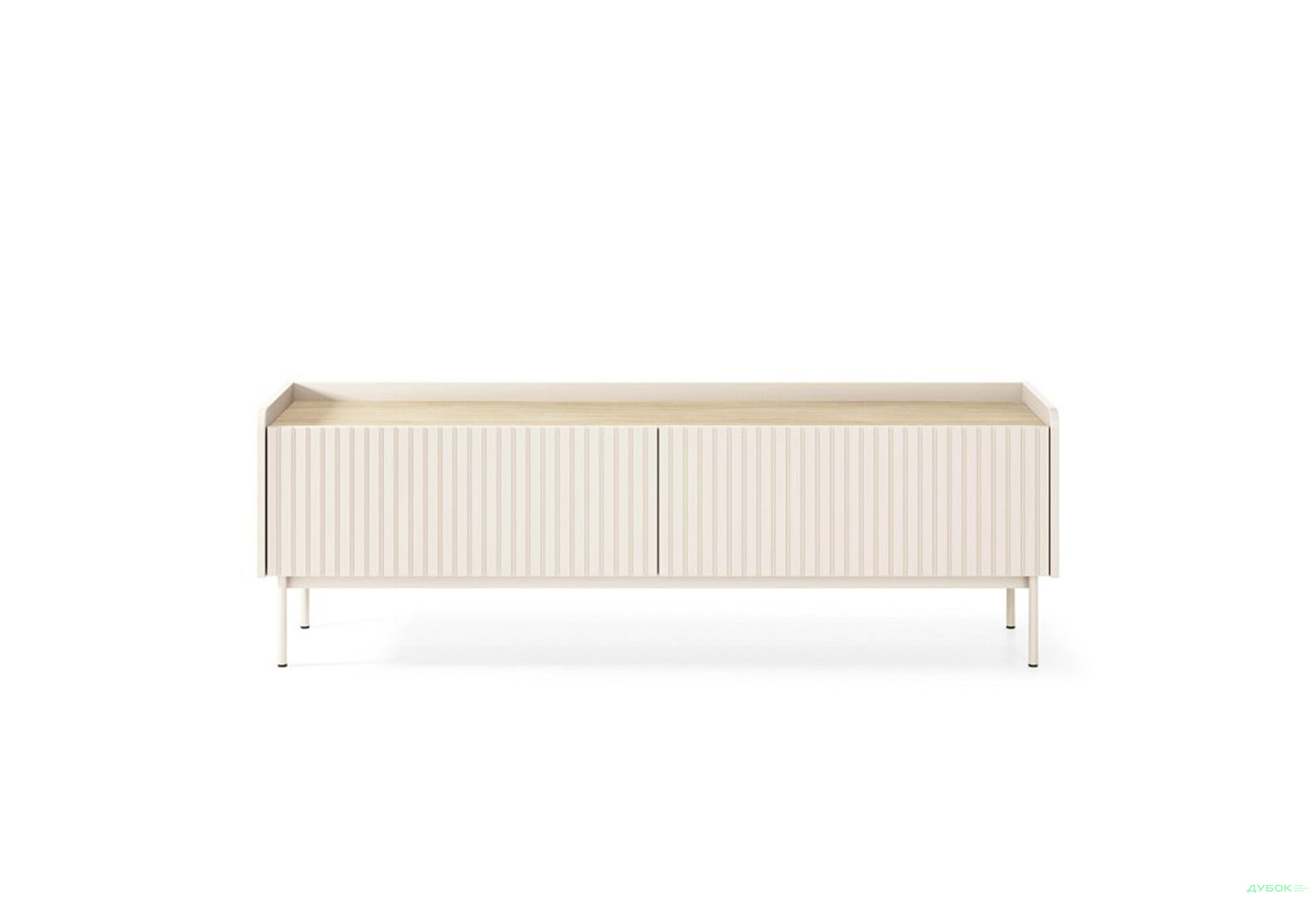 Изображение 3 - Тумба под ТВ Perfect Home Левел / Level с 2 дверками 153 см, бежевый / дуб сканди