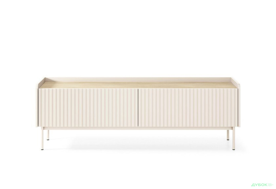 Изображение 3 - Тумба под ТВ Perfect Home Левел / Level с 2 дверками 153 см, бежевый / дуб сканди