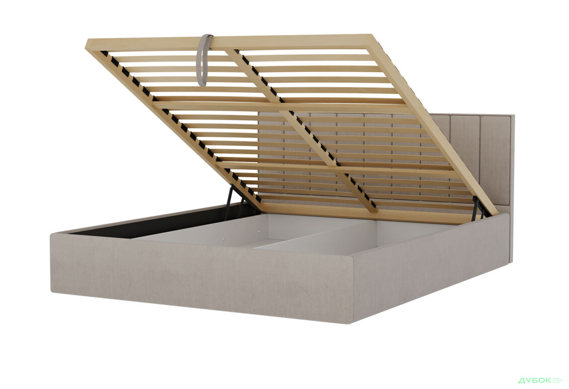 Ліжко-подіум Arbor Drev Рафаель 160х200, сосна, підйомне, фанерний каркас, беж (Лагуна 07) - Зображення 6 Зображення 6 - Ліжко-подіум Arbor Drev Рафаель 160х200, сосна, підйомне, фанерний каркас, беж (Лагуна 07)