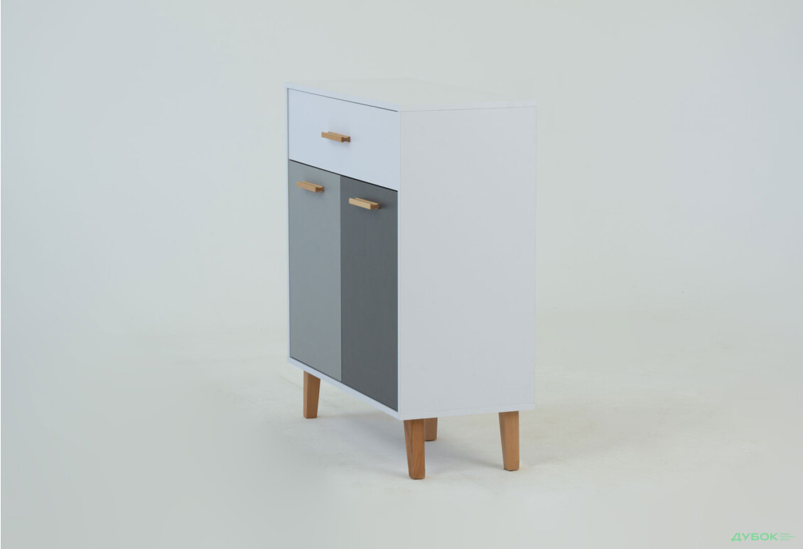 Комод VMV holding Тіммі / Timmy 2-дверний з шухлядою 84 см, білий / графіт / шиншила - Зображення 7 Зображення 7 - Комод VMV holding Тіммі / Timmy 2-дверний з шухлядою 84 см, білий / графіт / шиншила