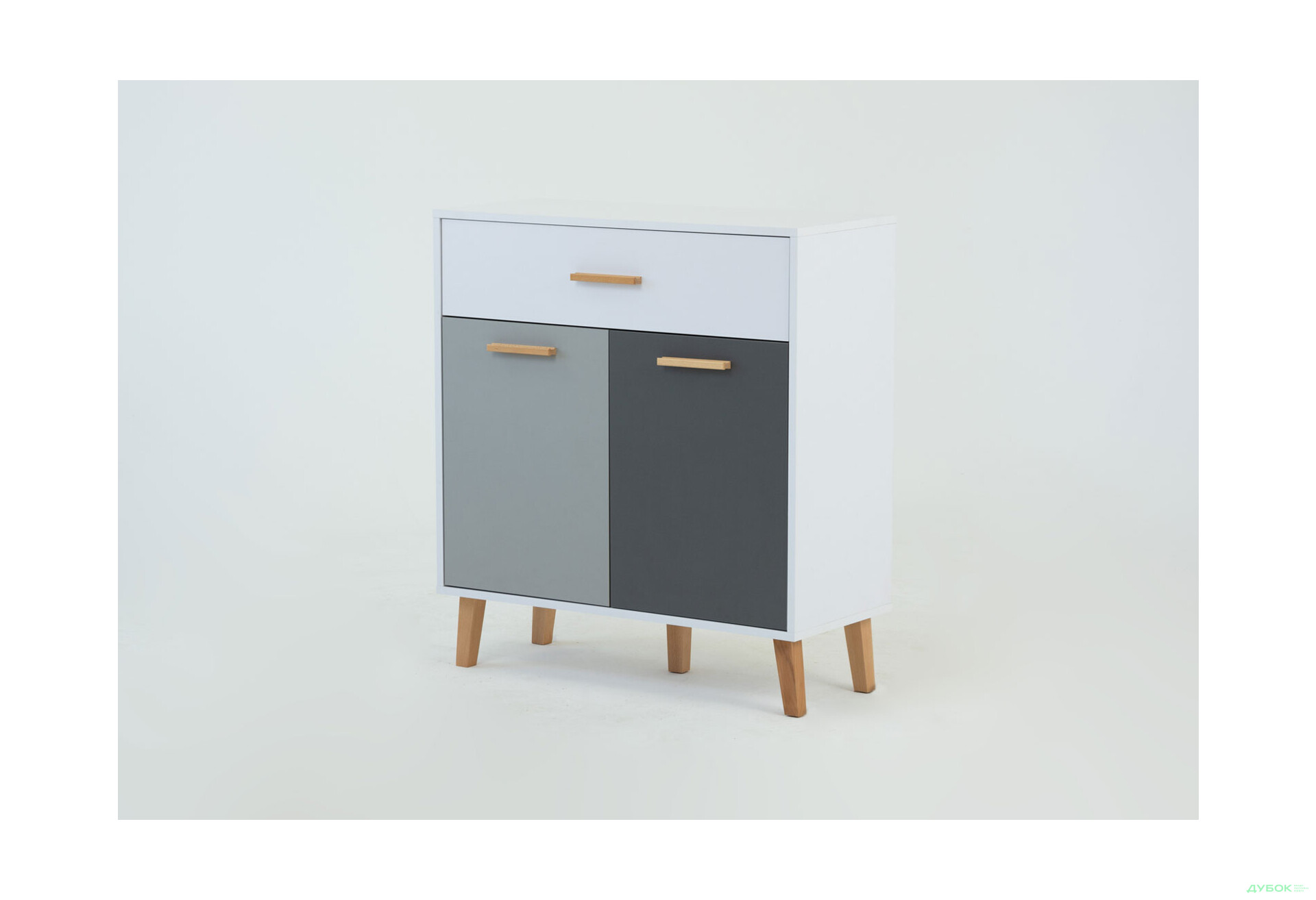 Комод VMV holding Тіммі / Timmy 2-дверний з шухлядою 84 см, білий / графіт / шиншила - Зображення 9 Зображення 9 - Комод VMV holding Тіммі / Timmy 2-дверний з шухлядою 84 см, білий / графіт / шиншила