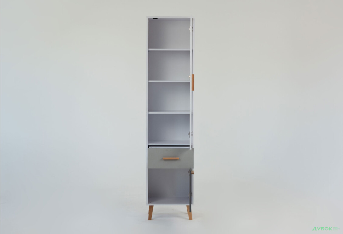 Шафа-пенал VMV holding Тіммі / Timmy закритий з шухлядою 47 см, білий / графіт / шиншила - Зображення 10 Зображення 10 - Шафа-пенал VMV holding Тіммі / Timmy закритий з шухлядою 47 см, білий / графіт / шиншила