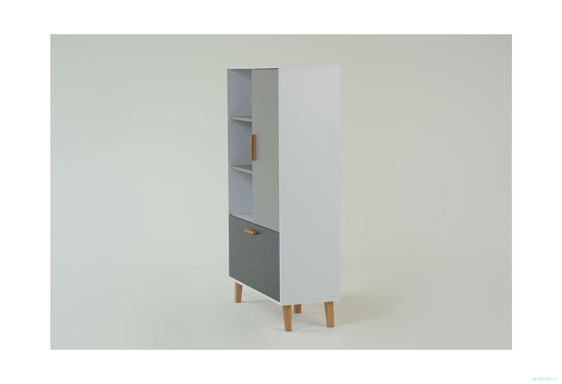 Шкаф-стеллаж комбинированный VMV holding Тимми/Timmy 90 см, белый/графит/шиншиндшилла - Изображение 7 Изображение 7 - Шкаф-стеллаж комбинированный VMV holding Тимми/Timmy 90 см, белый/графит/шиншиндшилла