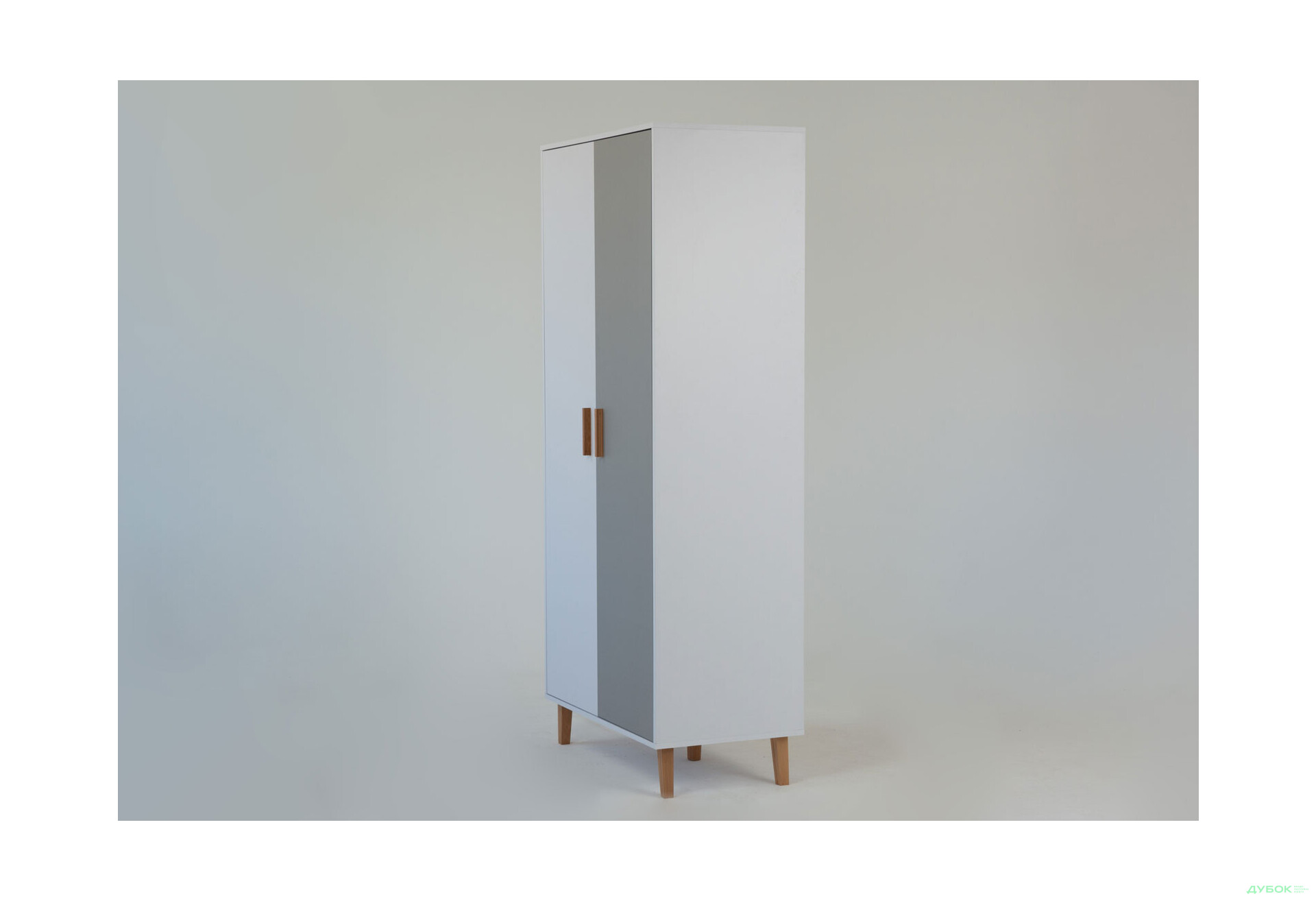 Шафа VMV holding Тіммі / Timmy 2-дверна 90 см, білий / графіт / шиншила - Зображення 6 Зображення 6 - Шафа VMV holding Тіммі / Timmy 2-дверна 90 см, білий / графіт / шиншила