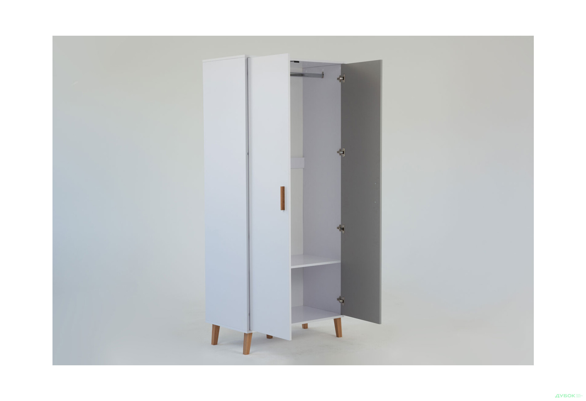 Шафа VMV holding Тіммі / Timmy 2-дверна 90 см, білий / графіт / шиншила - Зображення 10 Зображення 10 - Шафа VMV holding Тіммі / Timmy 2-дверна 90 см, білий / графіт / шиншила