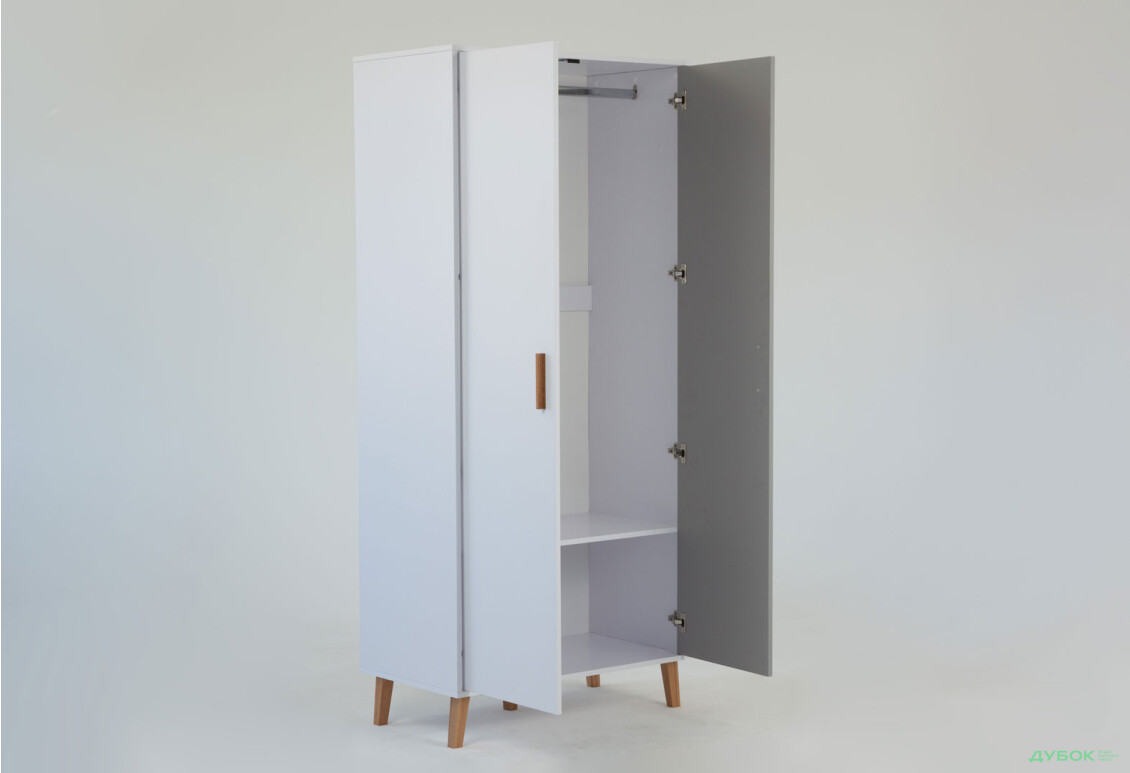 Шафа VMV holding Тіммі / Timmy 2-дверна 90 см, білий / графіт / шиншила - Зображення 10 Зображення 10 - Шафа VMV holding Тіммі / Timmy 2-дверна 90 см, білий / графіт / шиншила