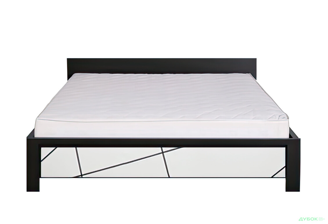 Ліжко ВМК Каспіан МДФ (без вкладу) 160х200 см венге магія / білий сніг - Зображення 1 Зображення 1 - Ліжко ВМК Каспіан МДФ (без вкладу) 160х200 см венге магія / білий сніг