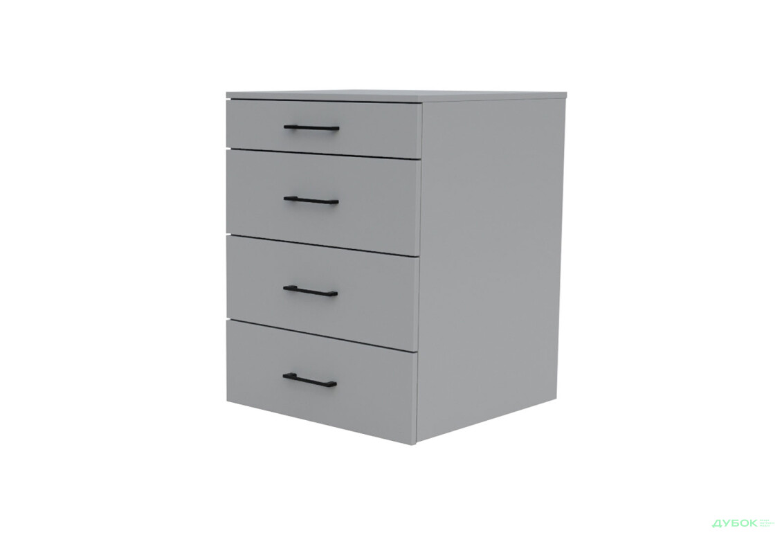 Стол-комод трансформер Garant Спейс / Space №5 с ящиками, Серая мышка