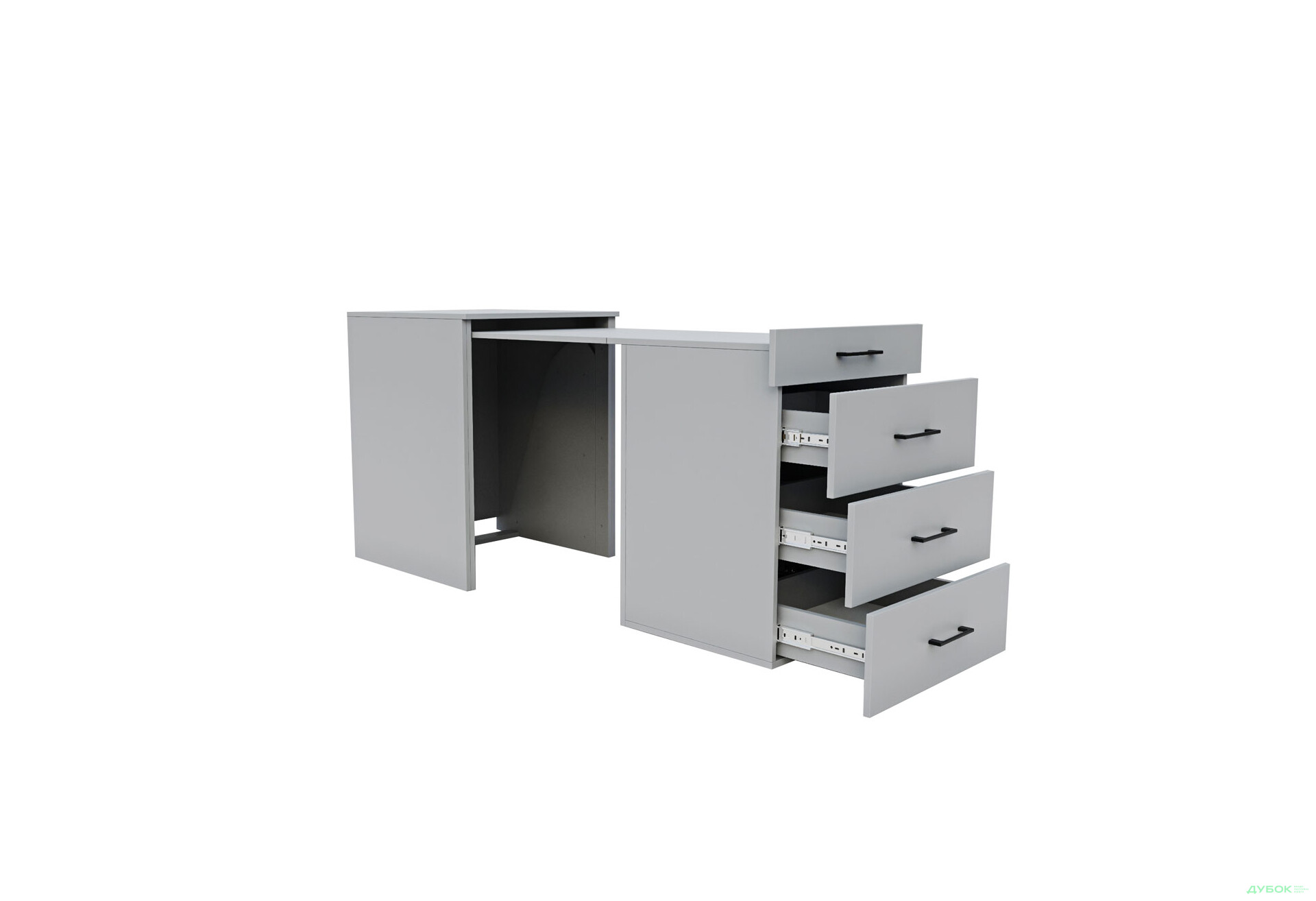 Изображение 2 - Стол-комод трансформер Garant Спейс / Space №5 с ящиками, Серая мышка