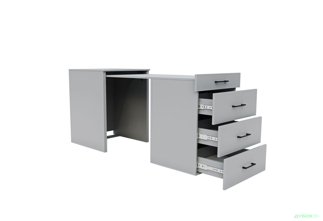 Изображение 2 - Стол-комод трансформер Garant Спейс / Space №5 с ящиками, Серая мышка