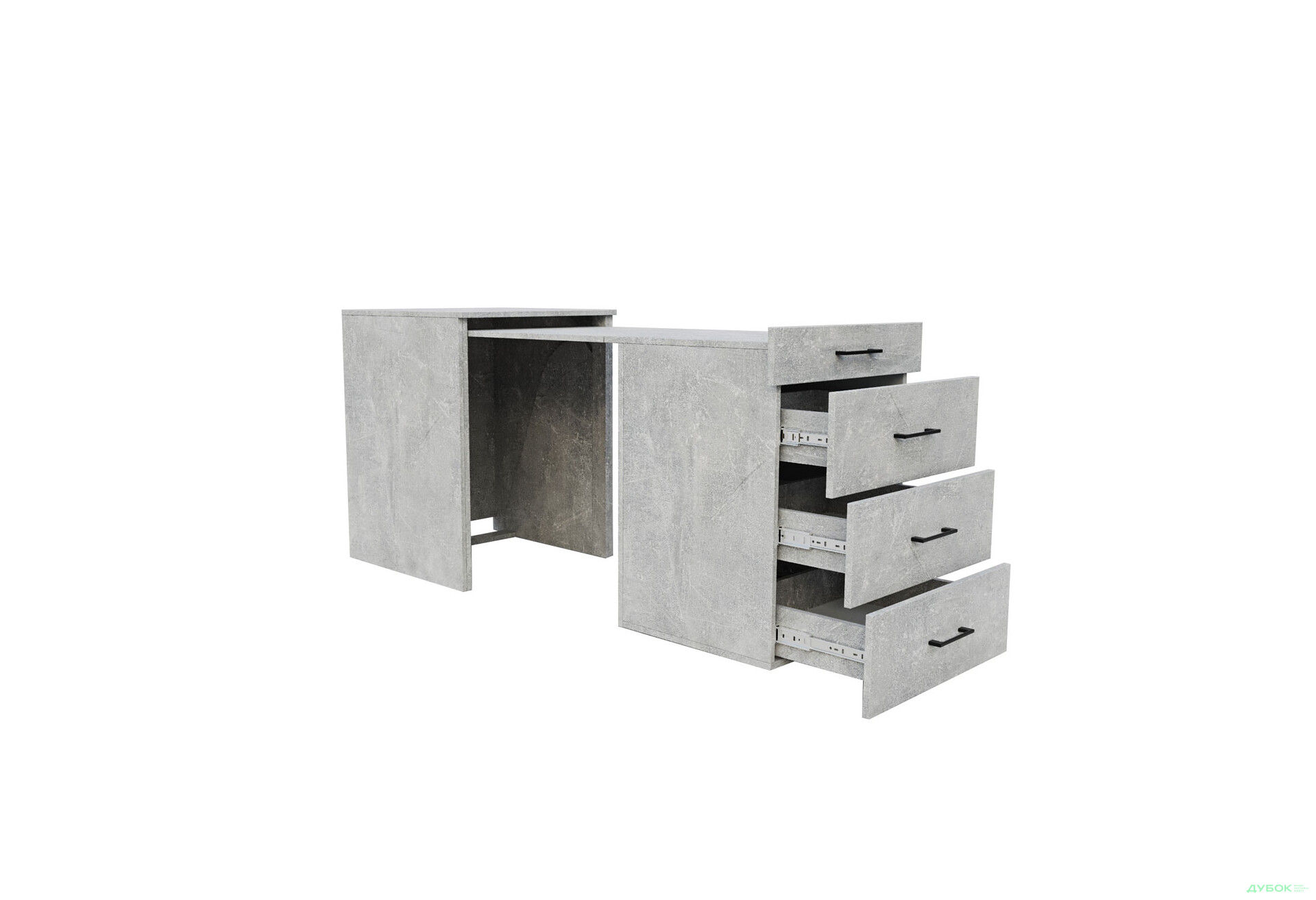 Изображение 2 - Стол-комод трансформер Garant Спейс / Space №5 с ящиками, Индастриал