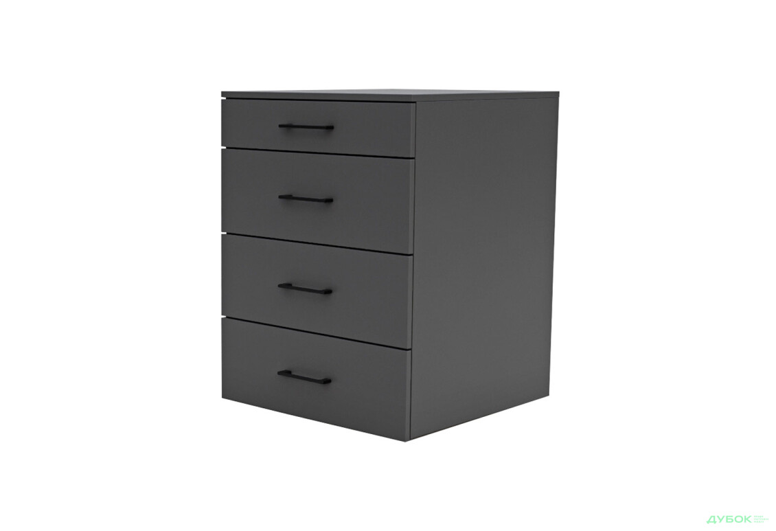 Стол-комод трансформер Garant Спейс / Space №5 с ящиками, Серый графит