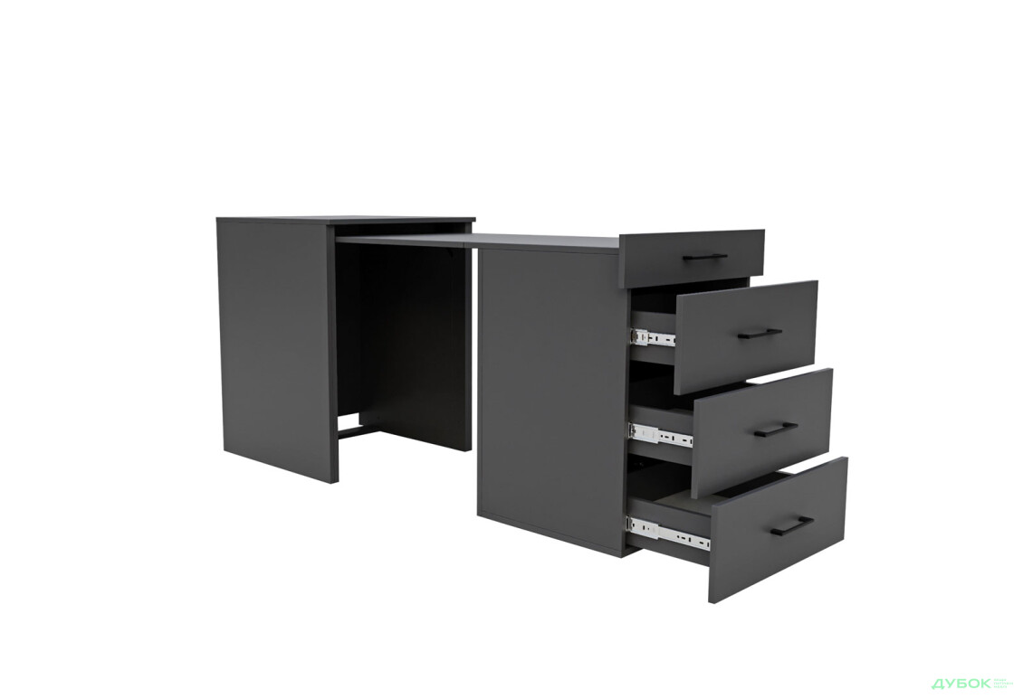 Изображение 2 - Стол-комод трансформер Garant Спейс / Space №5 с ящиками, Серый графит