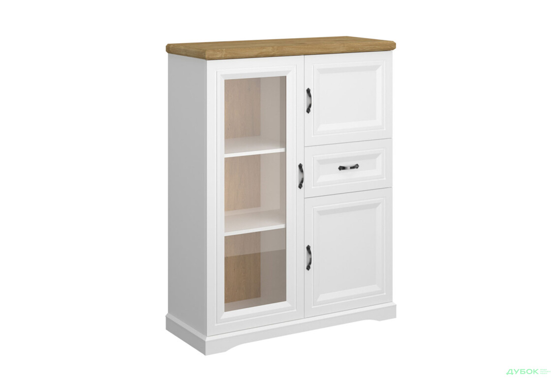 Изображение 3 - Витрина низкая VMV holding Рива / Riva 103 см, белый / дуб Харбор золотой