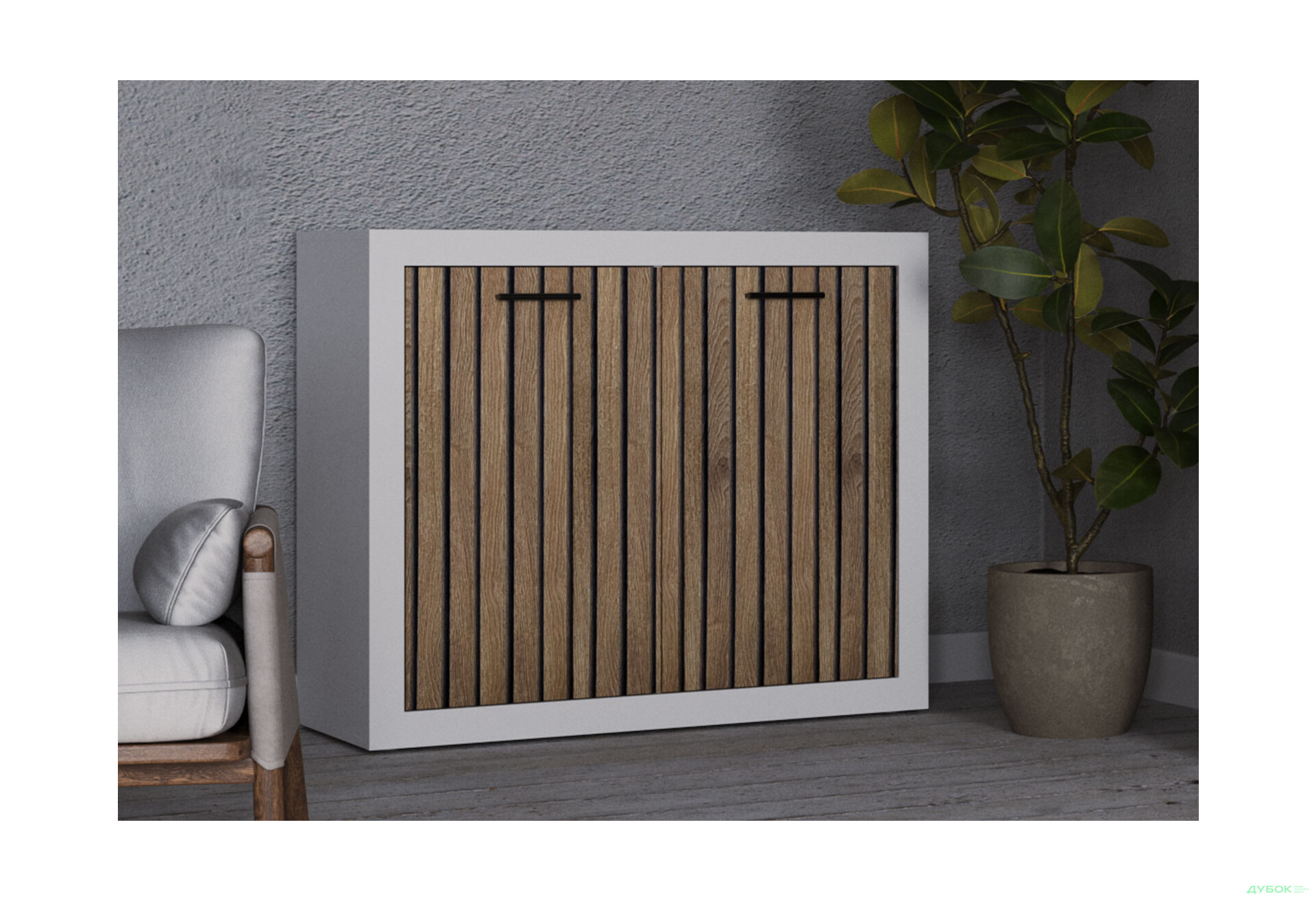 Комод Сансет KOM2D німфея альба / табліла ВМК - Зображення 2 Зображення 2 - Комод Сансет KOM2D німфея альба / табліла ВМК